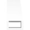 Ekena Millwork 3-in. W x 6-in. D x 6-in. H Ridgewood Architectural Grade PVC Knee Brace BRCP03X06X06RID - alternate 6